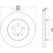 Pagid Brakes Bmw 535D 15-14/535D Xdrive 15-14/535I 15 Disc Brake Roto, 355120651 355120651 - alternate 4